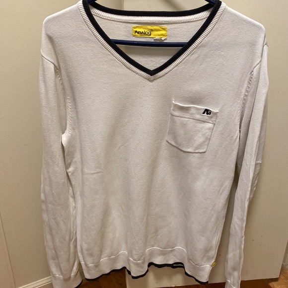 Sporty V-Neck Colton Sweater - Picture 2 of 4